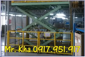 BÀN NÂNG THỦY LỰC HỖ TRỢ XUẤT NHẬP HÀNG